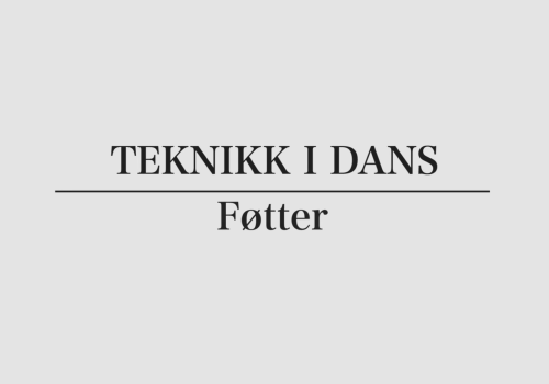 Danseteknikk, føtter, Demi