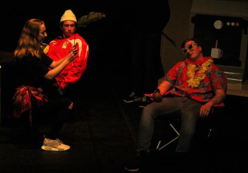 Lokalt, men ikke internt. Anders Holstad Lilleng. Revy. 