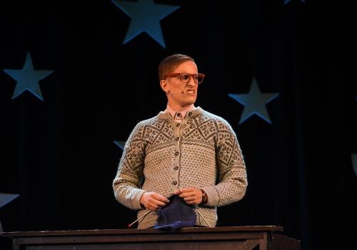 Tomas Woldseth Lånkerevyen Auds Garn og Jarn